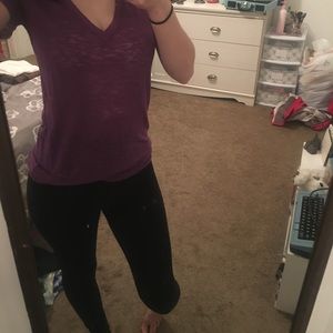 PINK Athletic Purple V-Neck